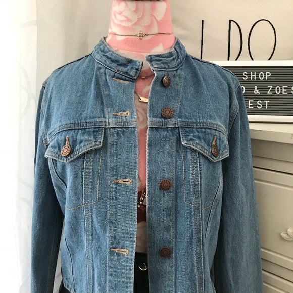 Bcbgeneration trucker bell denim jacket S - Picture 4 of 8